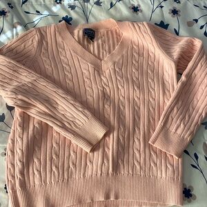 Chaps classic cable knit sweater